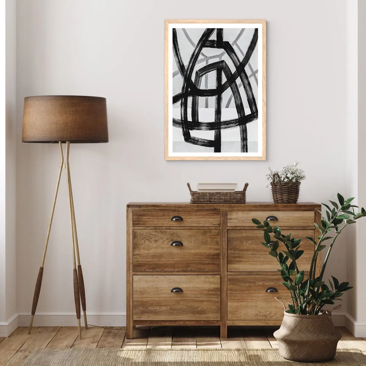 Affisch i ram av ljusek - Att skapa djupet - 30x40 cm