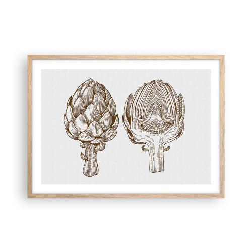 Affisch i ram av ljusek - Anatomilektion - 70x50 cm