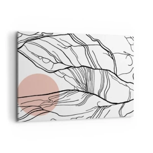 Canvastavla - Bild på duk - I grenarnas nät - 100x70 cm