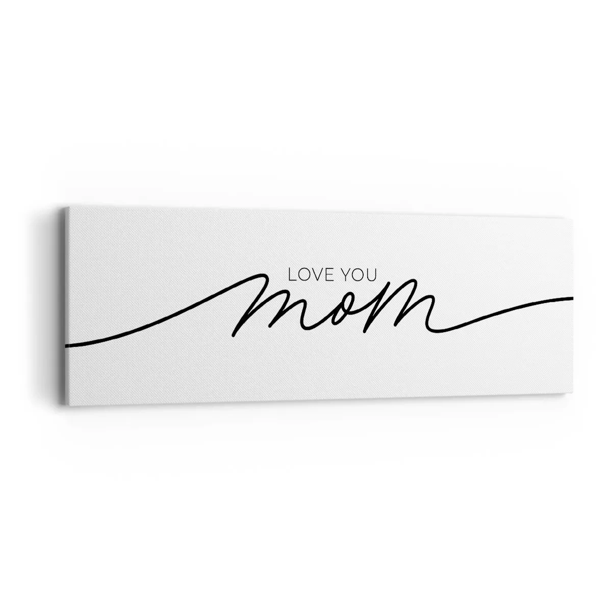 Canvastavla - Bild på duk - Jag är mycket rörd - 90x30 cm