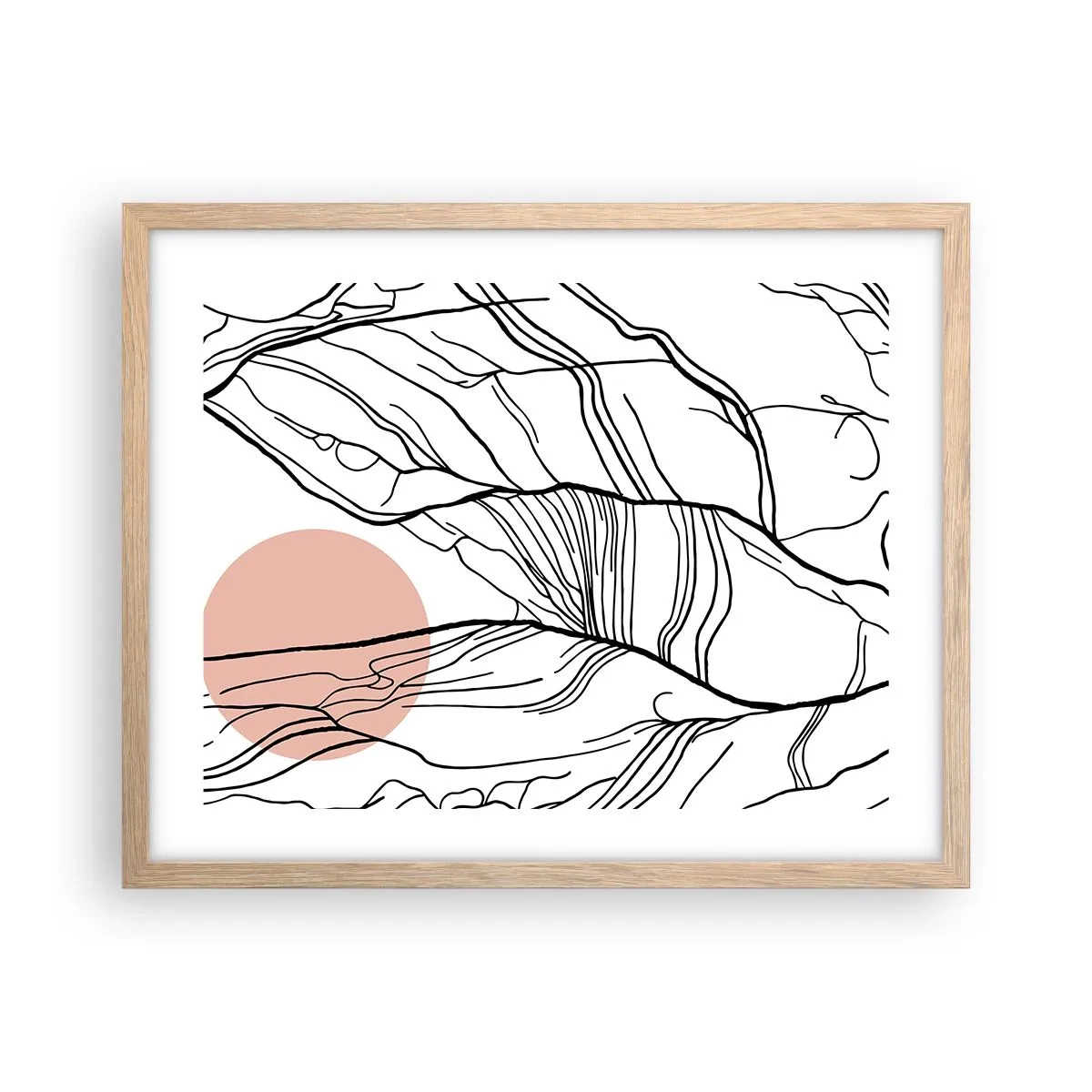 Affisch i ram av ljusek - I grenarnas nät - 50x40 cm