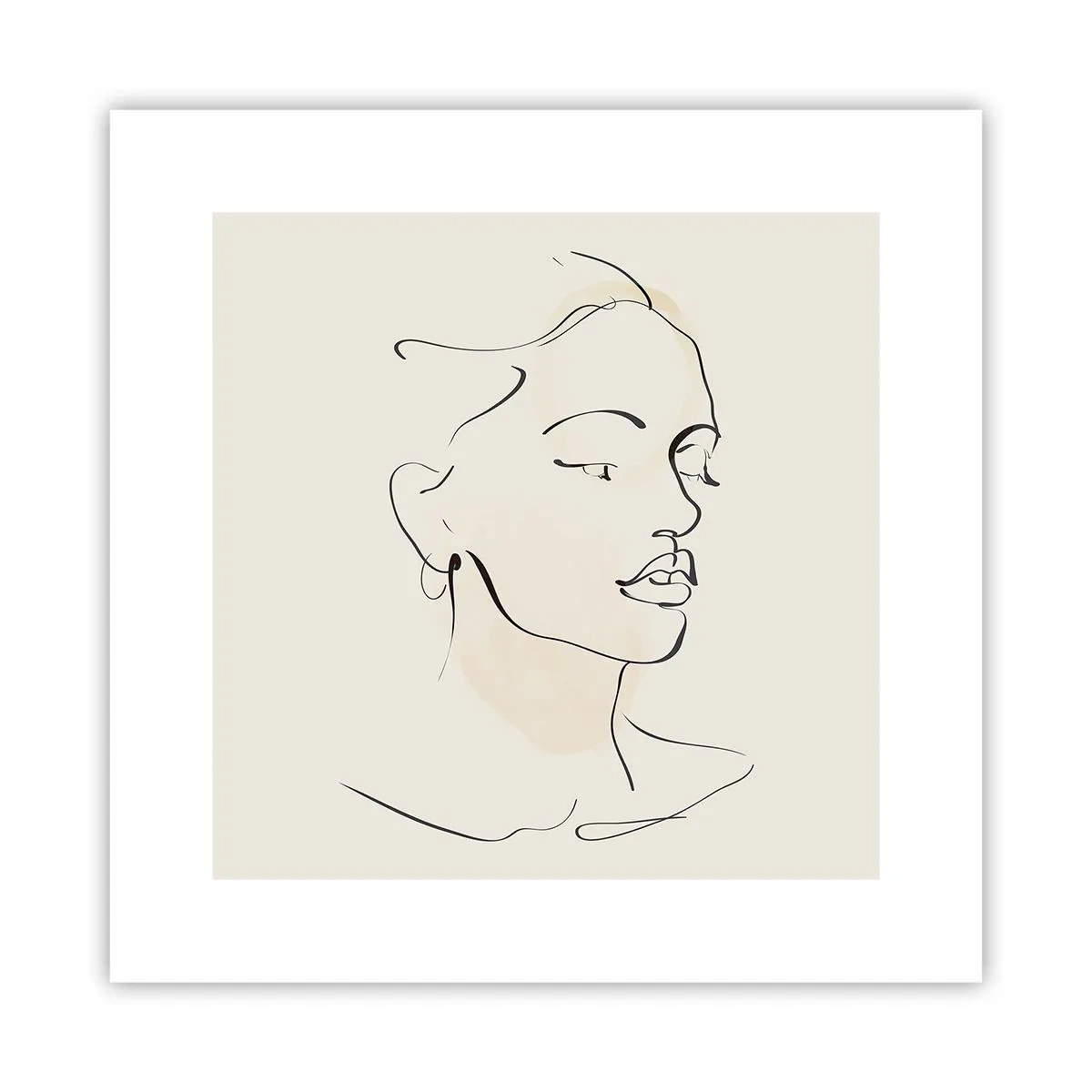 Affisch - Säkra drag - 30x30 cm