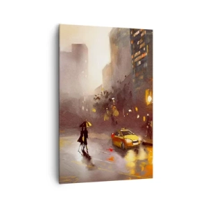 Canvastavla - Bild på duk - I New Yorks ljus - 80x120 cm