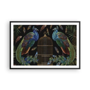 Affisch i svart ram - I kungliga kläder - 91x61 cm