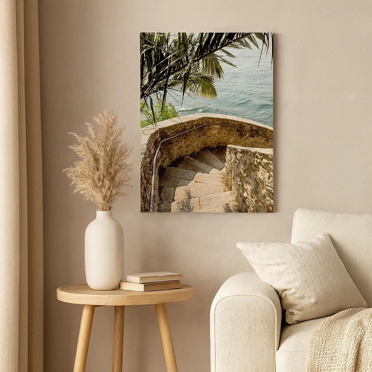 Canvastavla - Bild på duk - Under Italiens sol - 50x70 cm