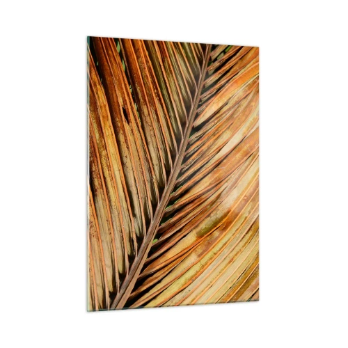 Glastavla - Bild på glas - Kokosguld - 50x70 cm