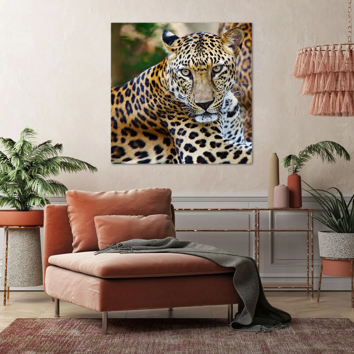 Canvastavla - Bild på duk - Vild och lugn - 30x30 cm