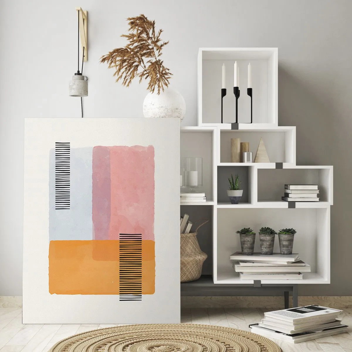 Glastavla - Bild på glas - Från hörna till hörna - 80x120 cm