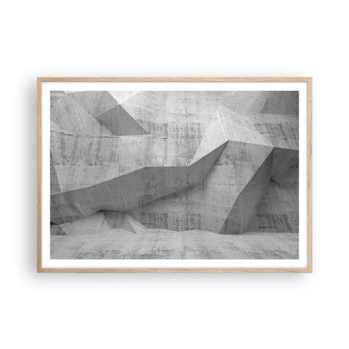 Affisch i ram av ljusek - En riktig utmaning - 100x70 cm