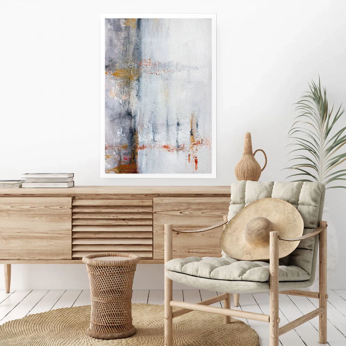 Affisch - Bakom luftridån - 70x100 cm