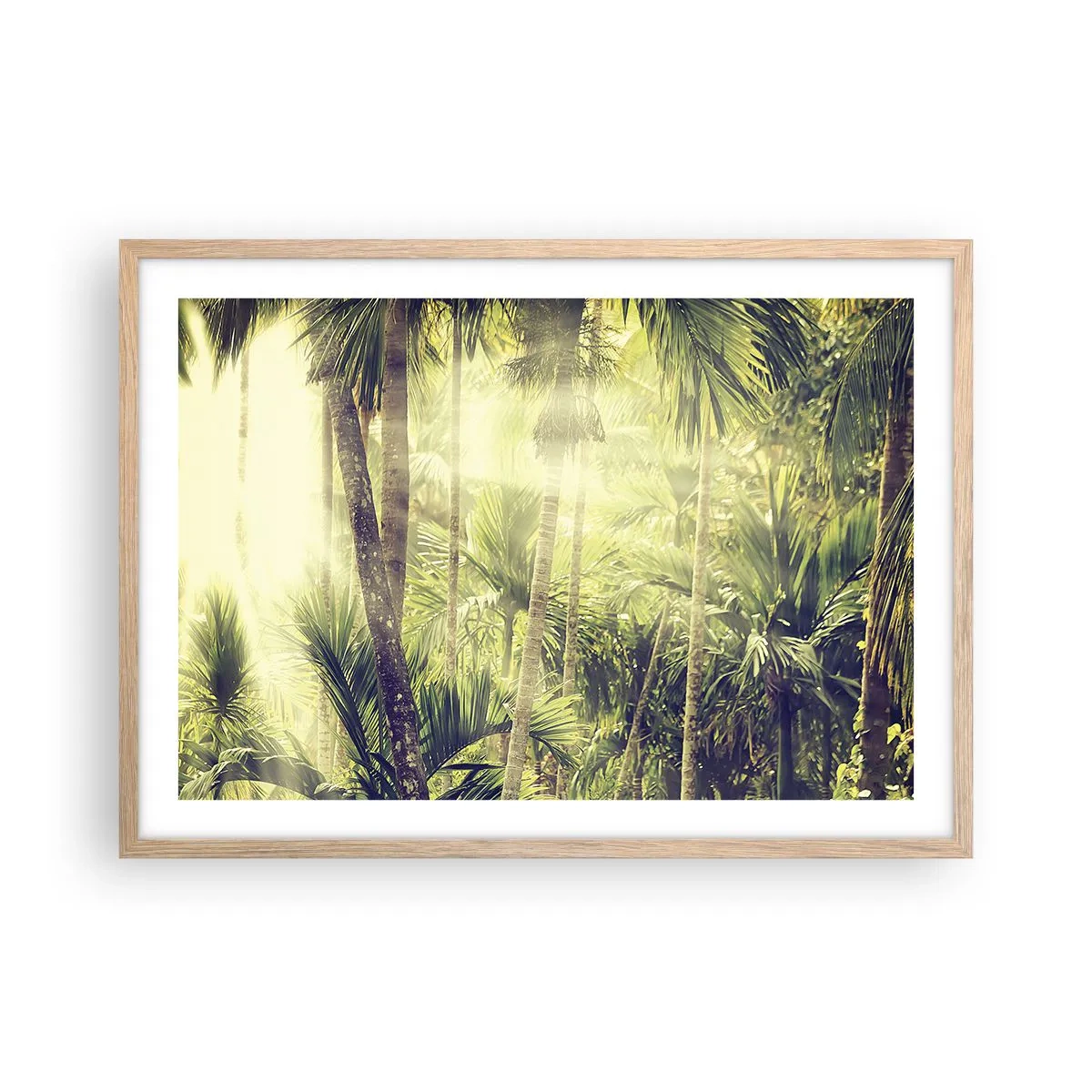 Affisch i ram av ljusek - I gröna glöden - 70x50 cm