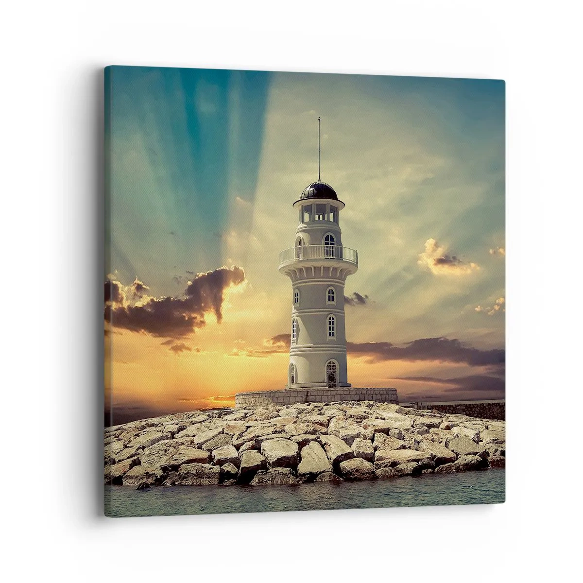 Canvastavla - Bild på duk - Ljus - Godhet - Skönhet - 40x40 cm