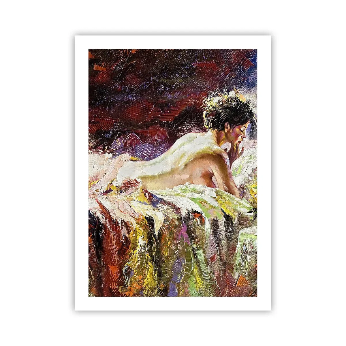 Affisch - Venus försänkt i sina tankar - 50x70 cm