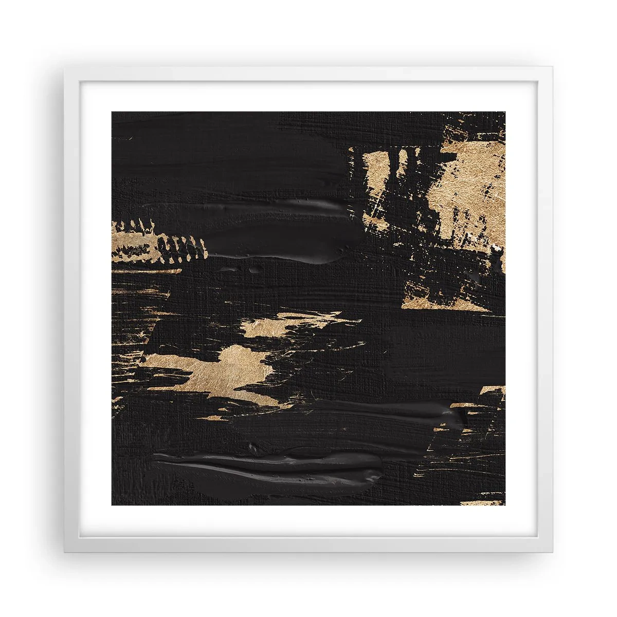 Affisch i vit ram - Ett spår av beröring - 50x50 cm