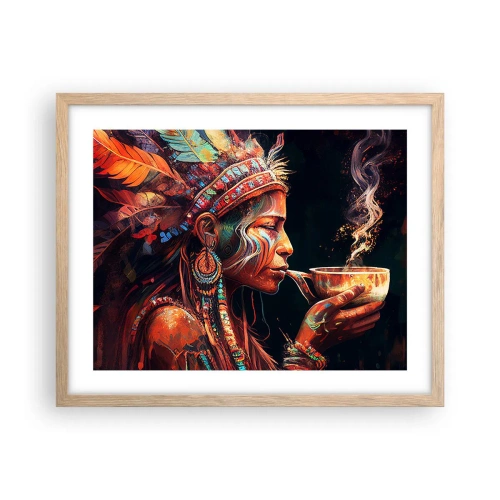 Affisch i ram av ljusek - En magisk ritual - 50x40 cm