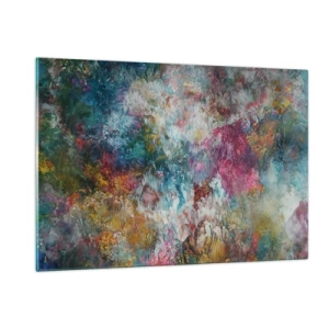 Glastavla - Bild på glas - I full blom - 120x80 cm