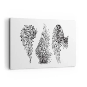 Canvastavla - Bild på duk - Du kan också bli ängel - 120x80 cm