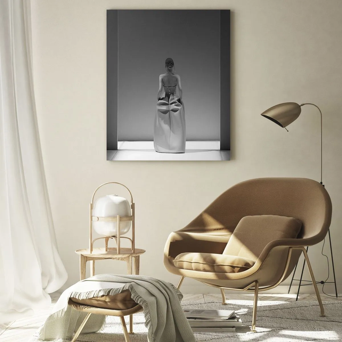 Glastavla - Bild på glas - Raffinerad enkelhet - 50x70 cm