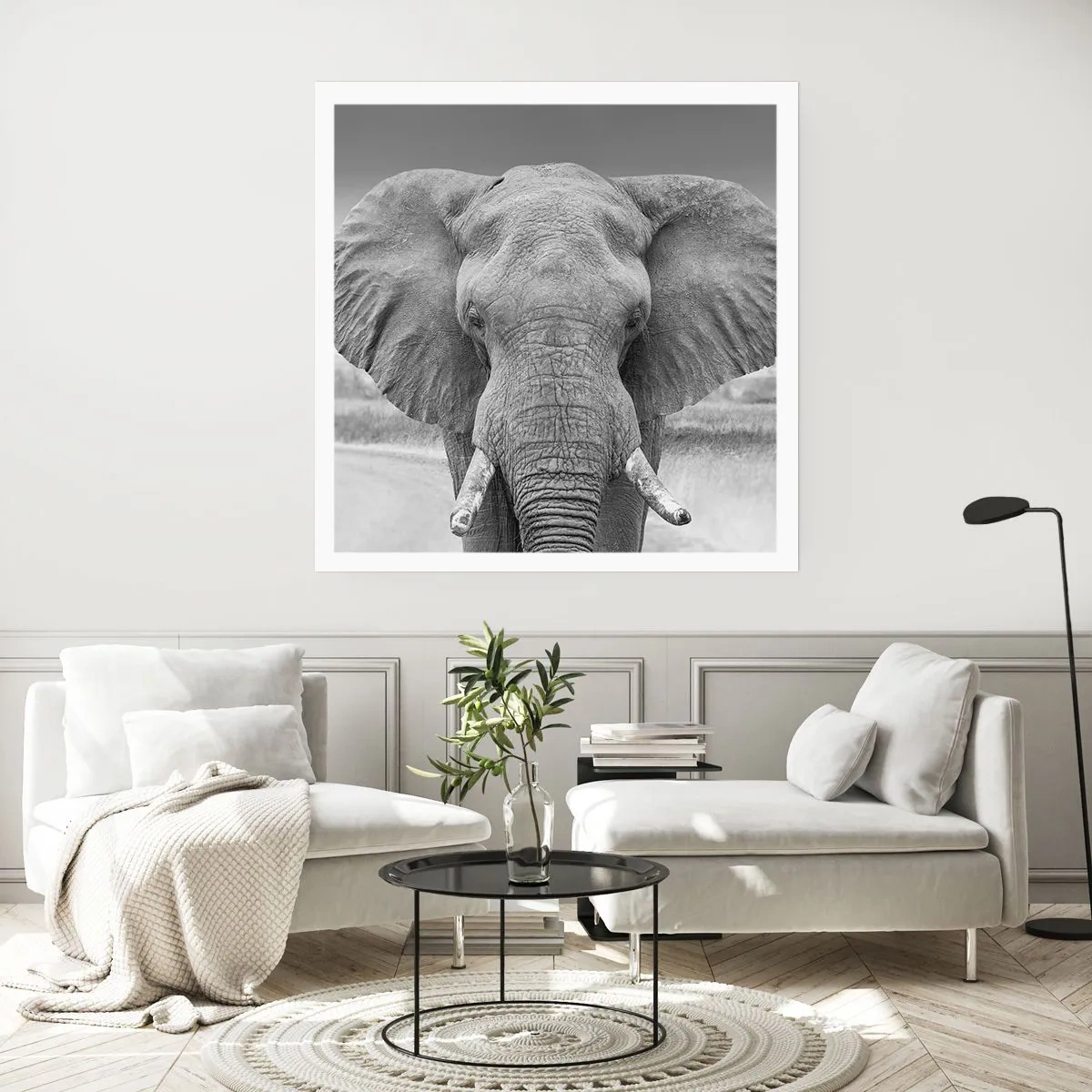 Affisch - Välkommen till min värld - 30x30 cm