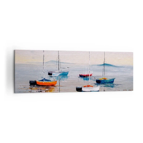 Canvastavla - Bild på duk - En välförtjänt vila - 160x50 cm