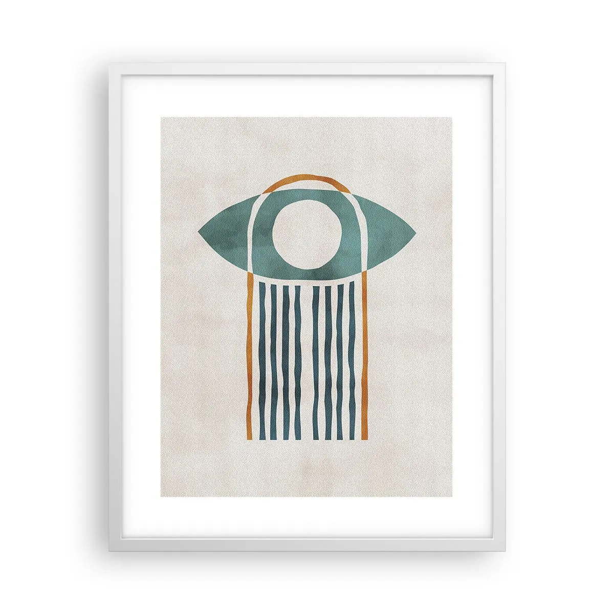 Affisch i vit ram - Tecken och ritualer - 40x50 cm