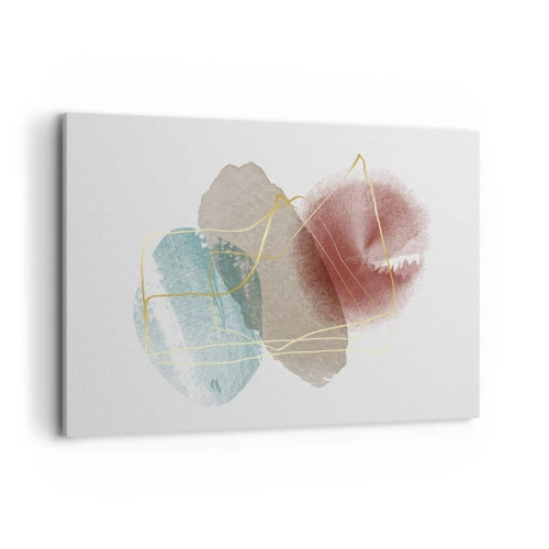 Canvastavla - Bild på duk - Rummets pärlor - 120x80 cm