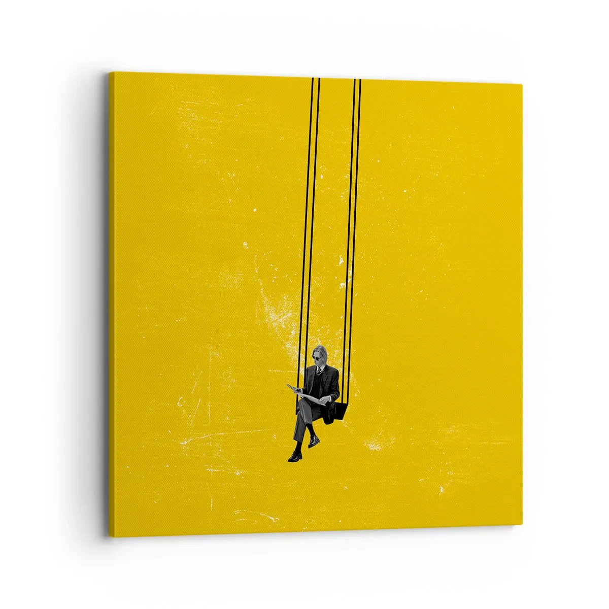 Canvastavla - Bild på duk - En dag som alla andra - 70x70 cm