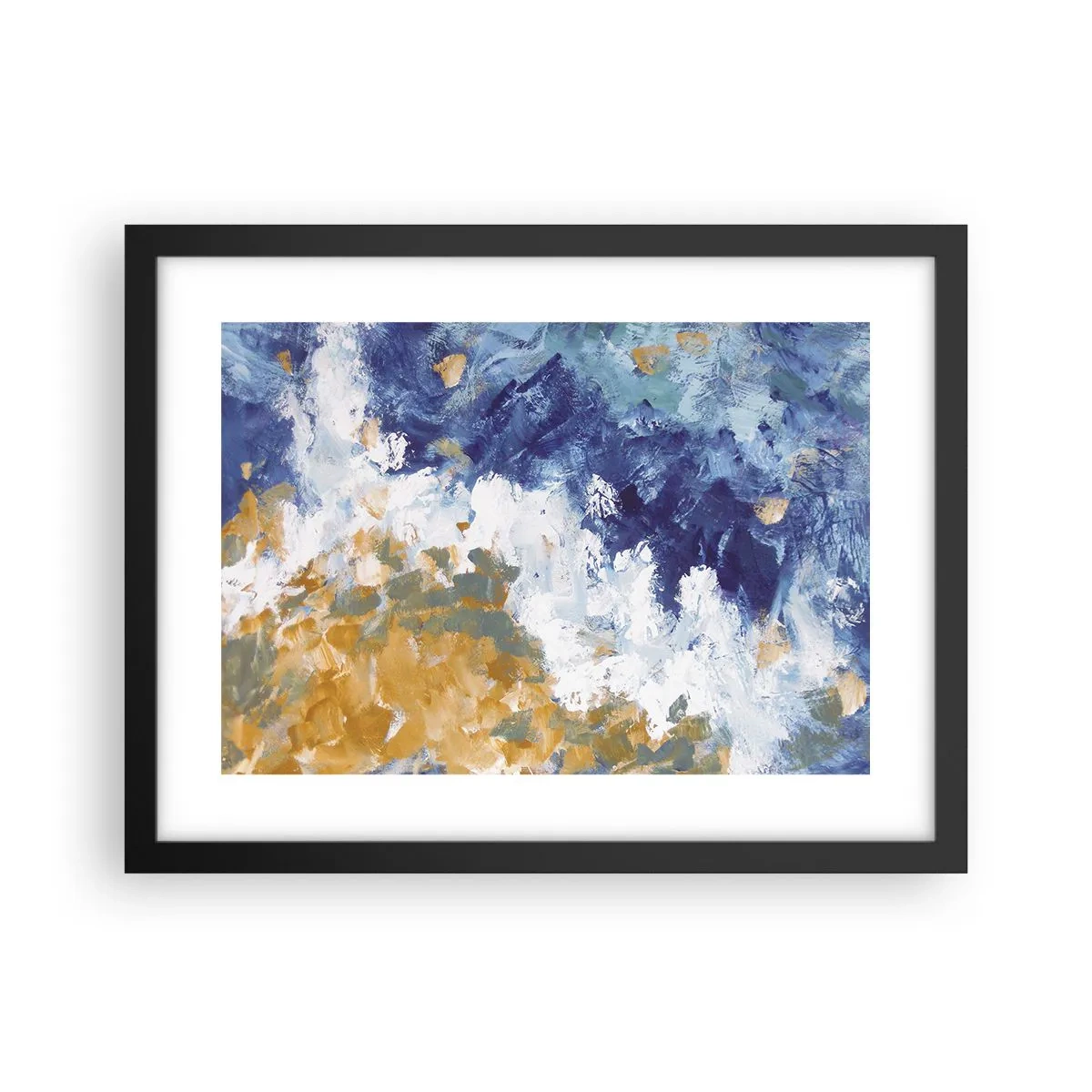 Affisch i svart ram - Elementens dans - 40x30 cm