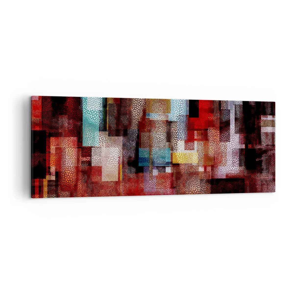 Canvastavla - Bild på duk - Blandat och mixat - 140x50 cm