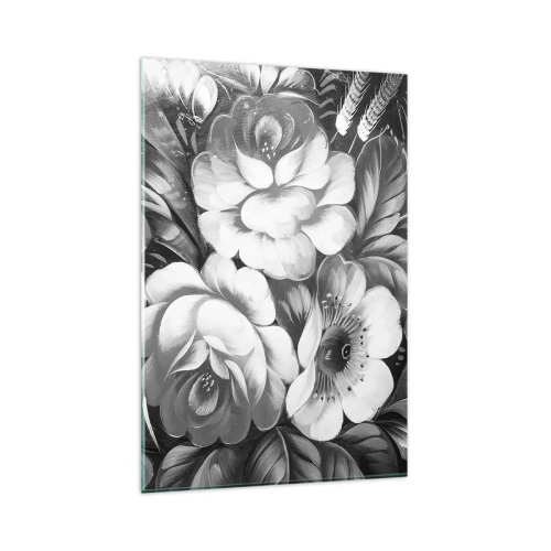 Glastavla - Bild på glas - Vackra även i gråskala - 80x120 cm