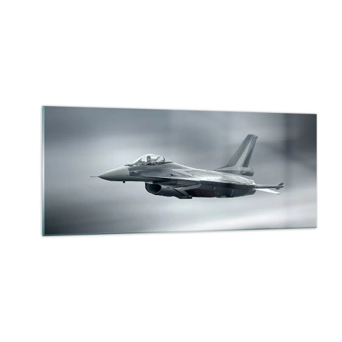 Glastavla - Bild på glas - Utmanar du? - 100x40 cm