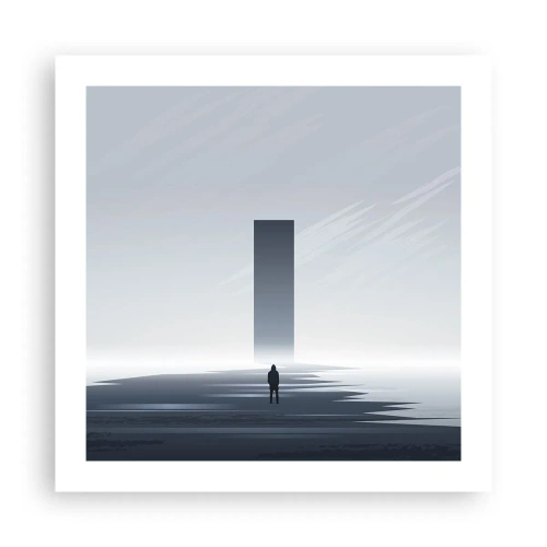 Affisch - Möjlighet eller hot? - 50x50 cm