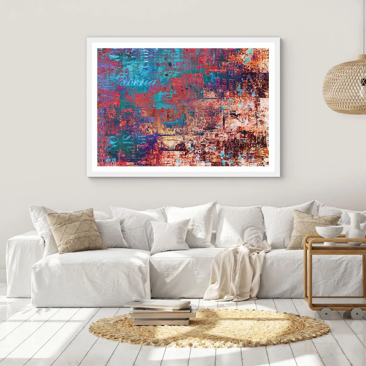 Affisch i vit ram - Minne och icke-minne - 40x30 cm