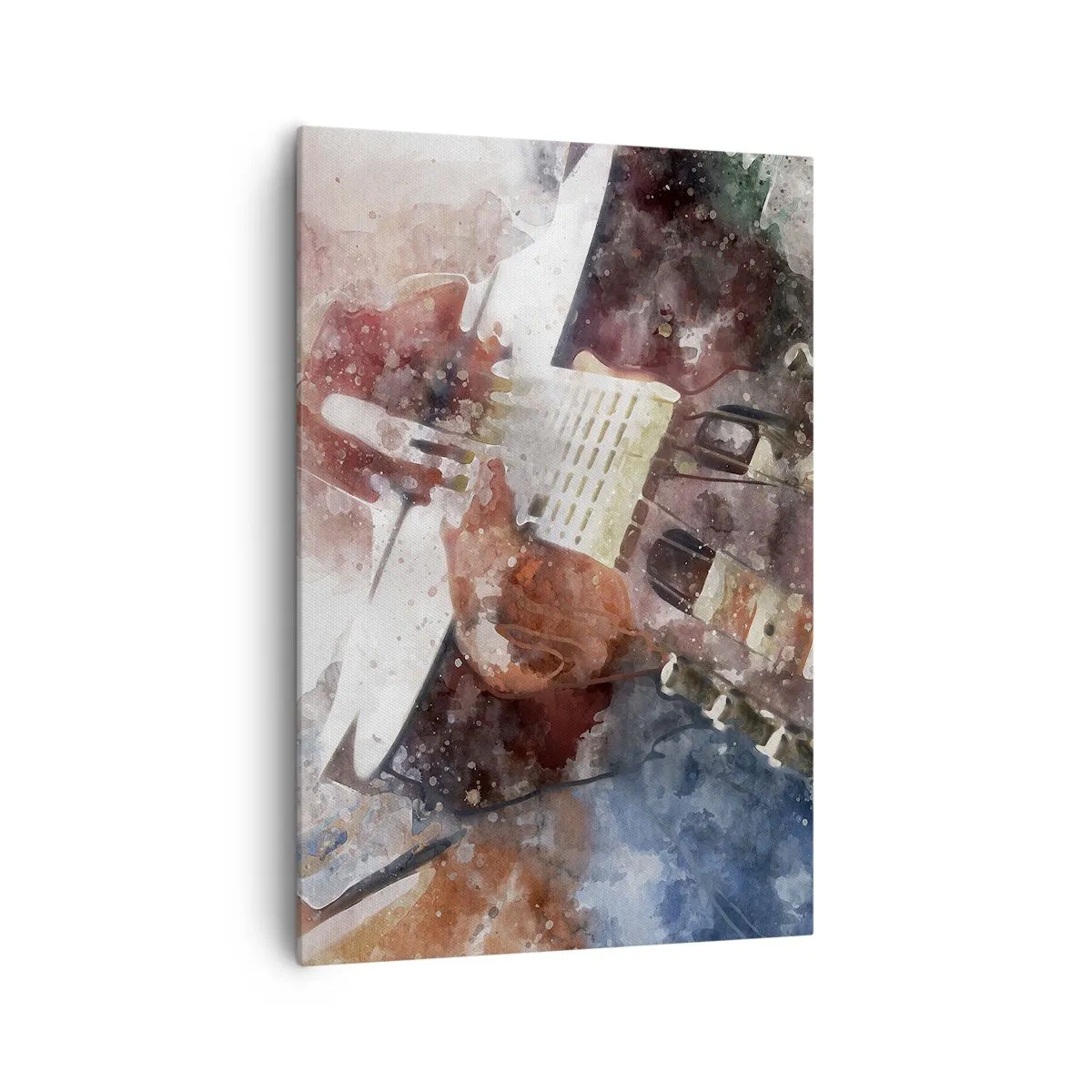 Canvastavla - Bild på duk - Vad tycker du om det? - 70x100 cm