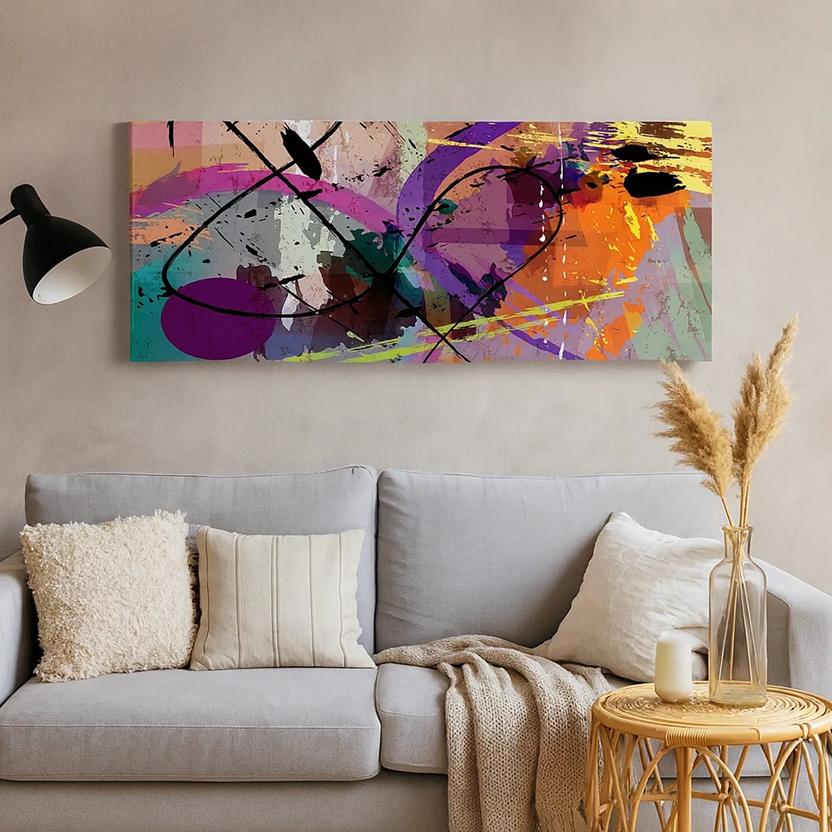 Canvastavla - Bild på duk - Rakt fram eller runt - 30x30 cm