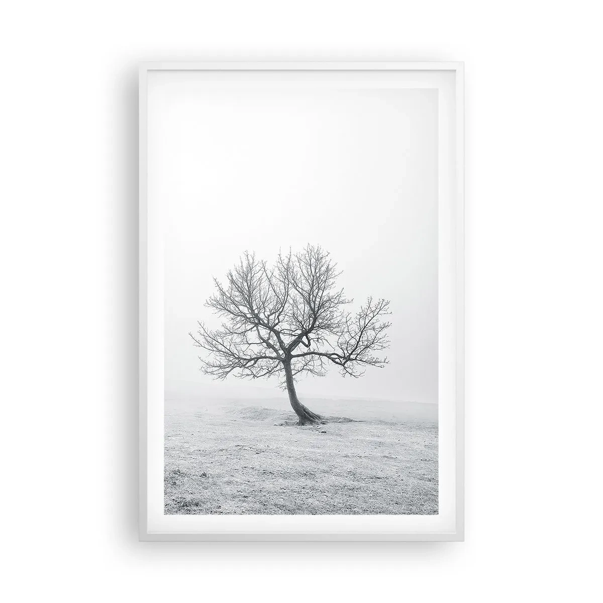 Affisch i vit ram - Mot intet - 61x91 cm