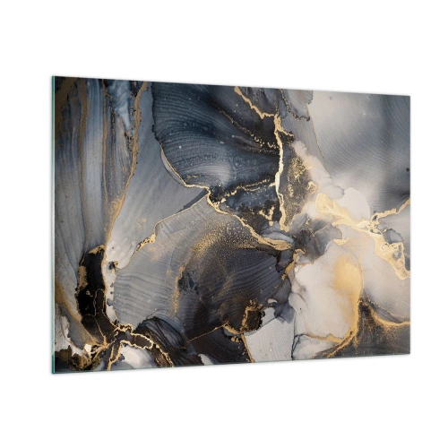 Glastavla - Bild på glas - En stens liv - 100x70 cm