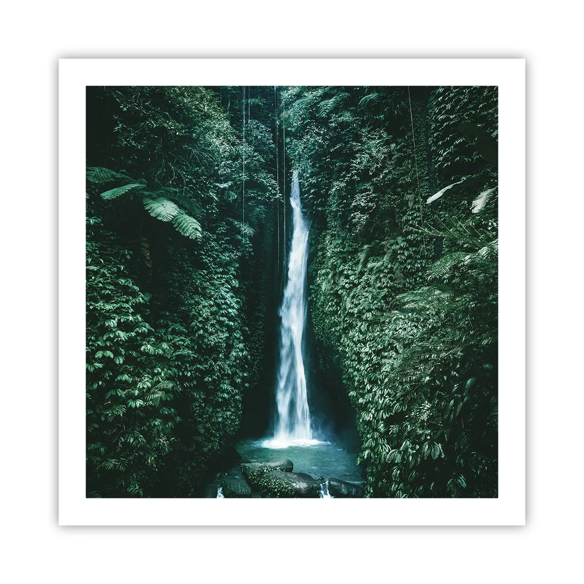 Affisch - Tropisk spa - 60x60 cm