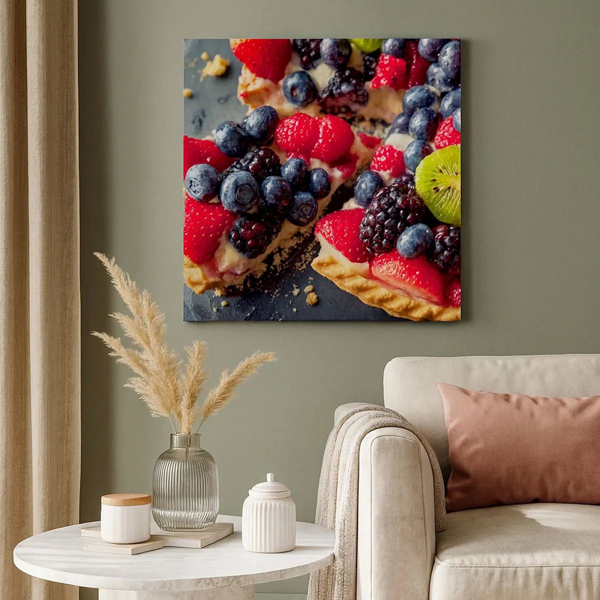 Canvastavla - Bild på duk - Dolce vita! - 30x30 cm