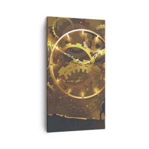 Canvastavla - Bild på duk - Hos tidens källor - 45x80 cm