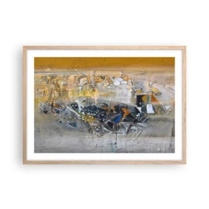 Affisch i ram av ljusek - Allt blir bra - 70x50 cm