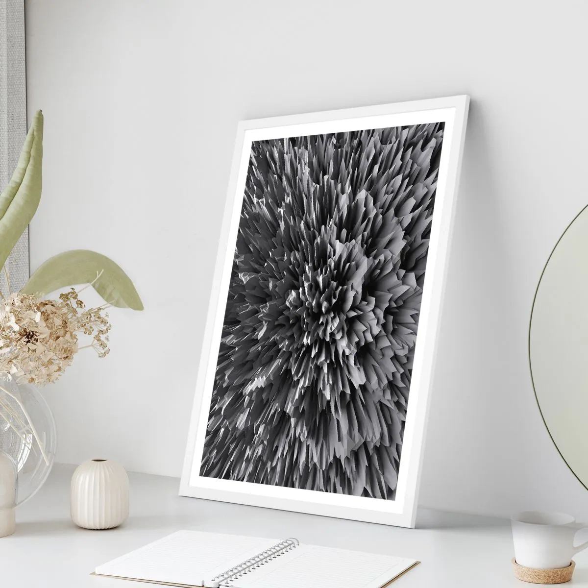 Affisch i vit ram - Det kan inte bli vassare än så här - 70x100 cm