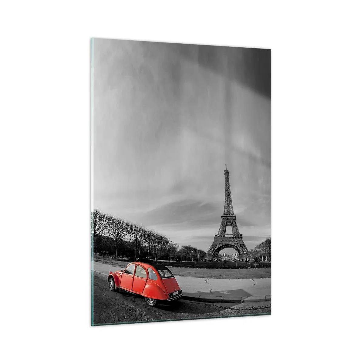 Glastavla - Bild på glas - Mera parisianskt än själva Paris - 50x70 cm