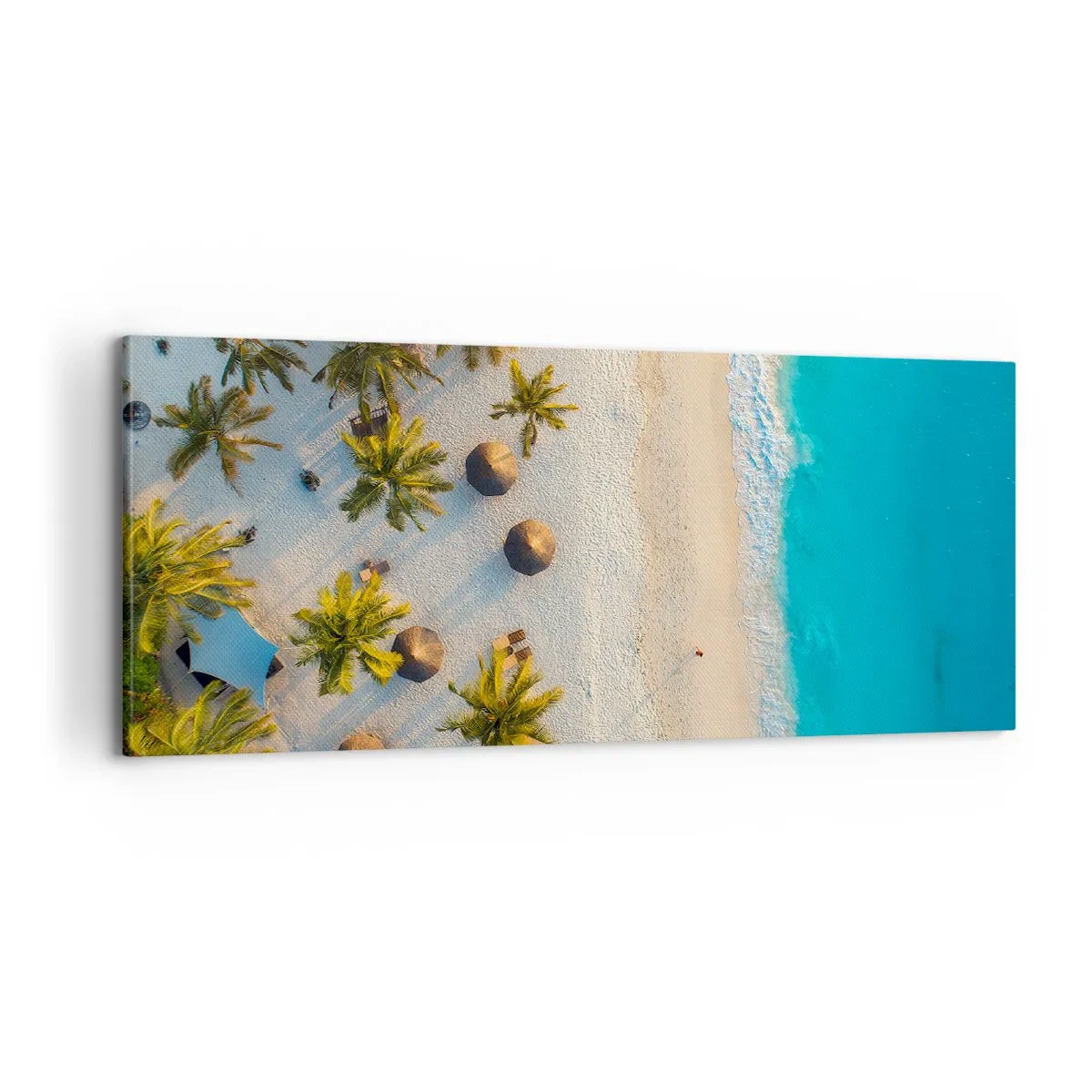 Canvastavla - Bild på duk - Välkommen till paradiset - 100x40 cm