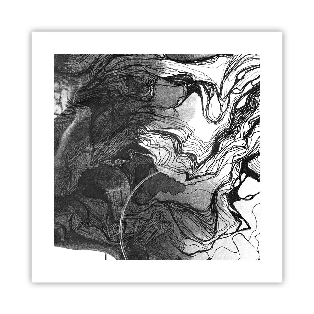 Affisch - Tilltrasslad i drömmarna - 40x40 cm