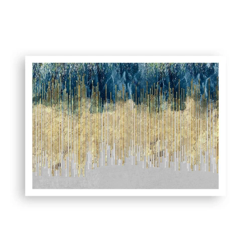 Affisch - Förgylld gräns - 100x70 cm