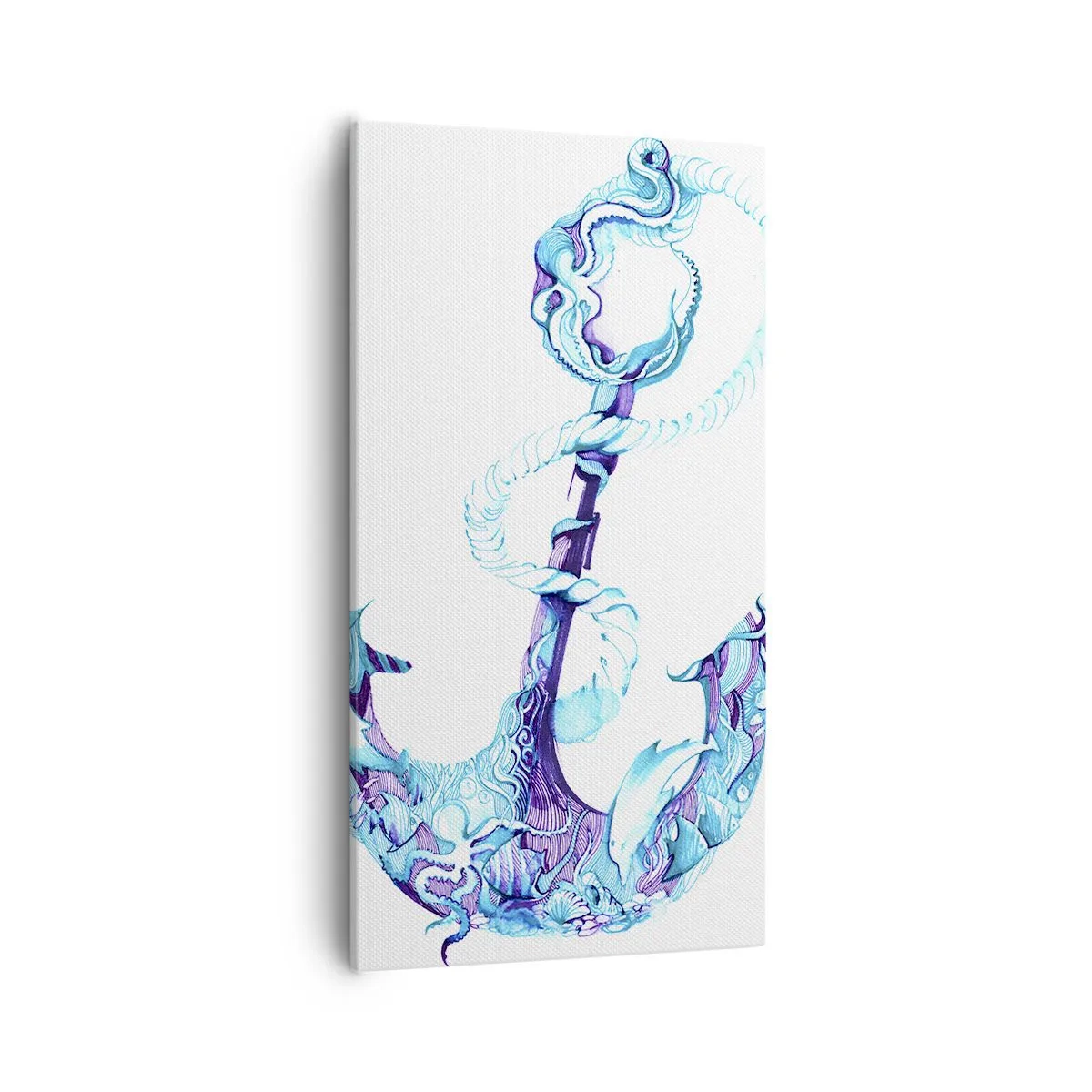 Canvastavla - Bild på duk - Håller havets hemligheter - 55x100 cm