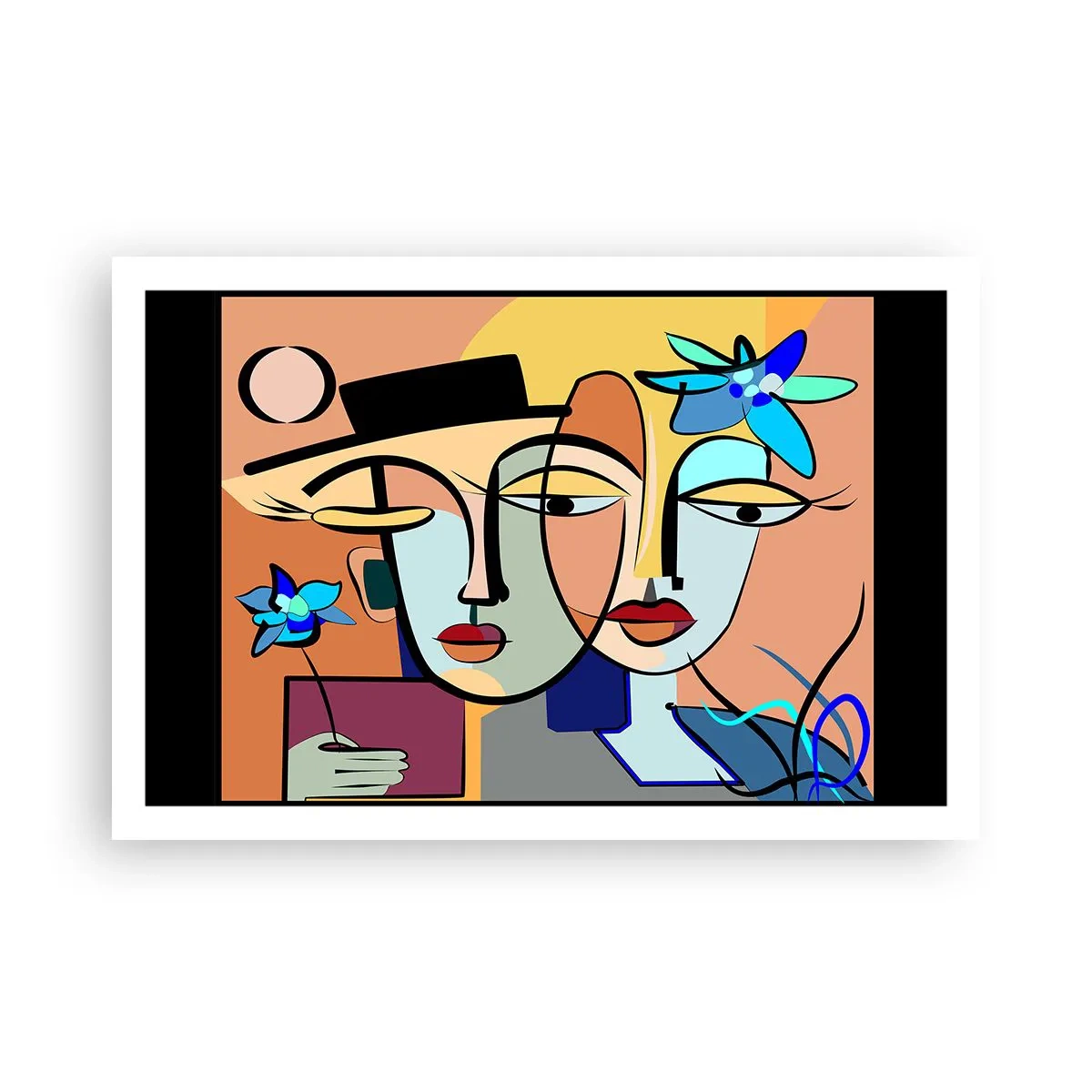 Affisch - Picassos randez vous - 91x61 cm