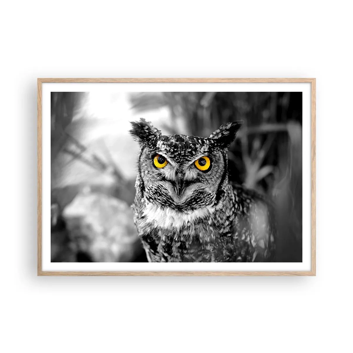 Affisch i ram av ljusek - Inget kommer undan - 100x70 cm