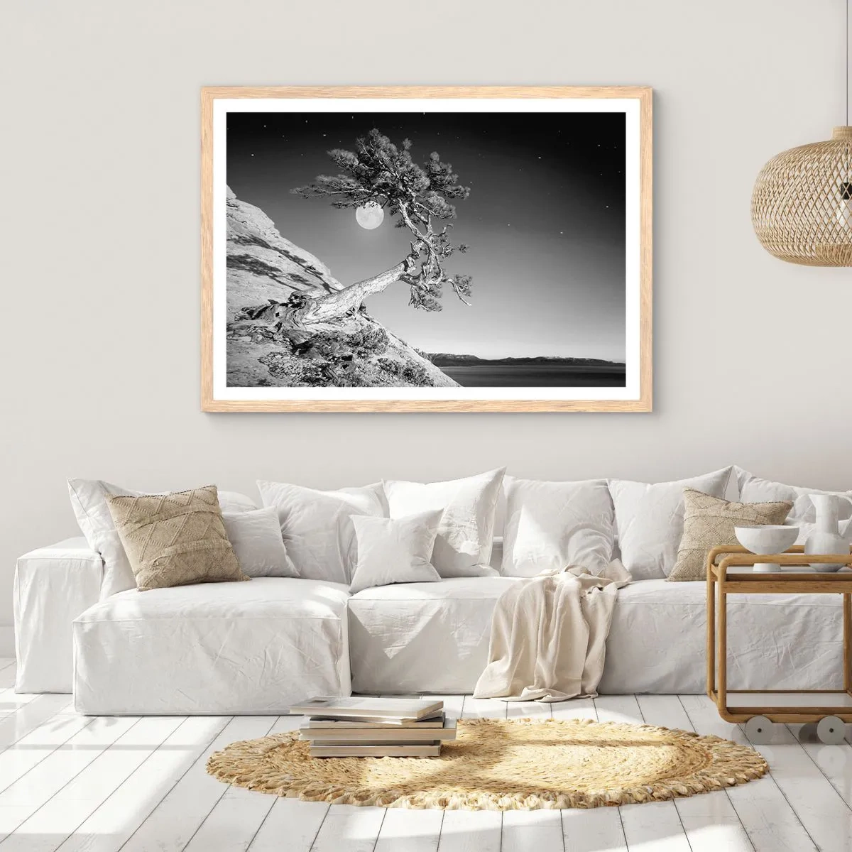 Affisch i ram av ljusek - Segerrik kämpe - 100x70 cm